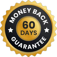 Money back, 60 days badge